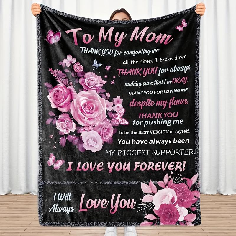 Comfortable Flannel blanket for Moms Soft Warm Versatile, for Sofas Beds Offices Camping Travel, Ideal All Seasons Gift
