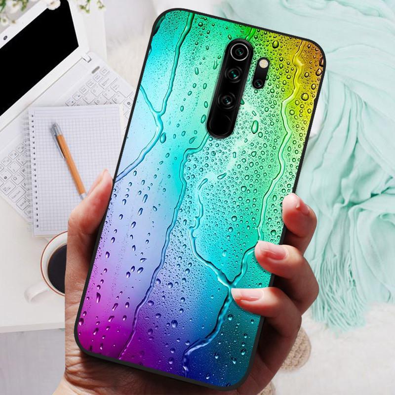 Чехол для телефона Xiaomi Redmi Note 8 Pro, силиконовый, милый, черный бампер, мягкий ТПУ, чехол-бампер для Redmi Note8 Pro 8Pro, задняя крышка, Fundas