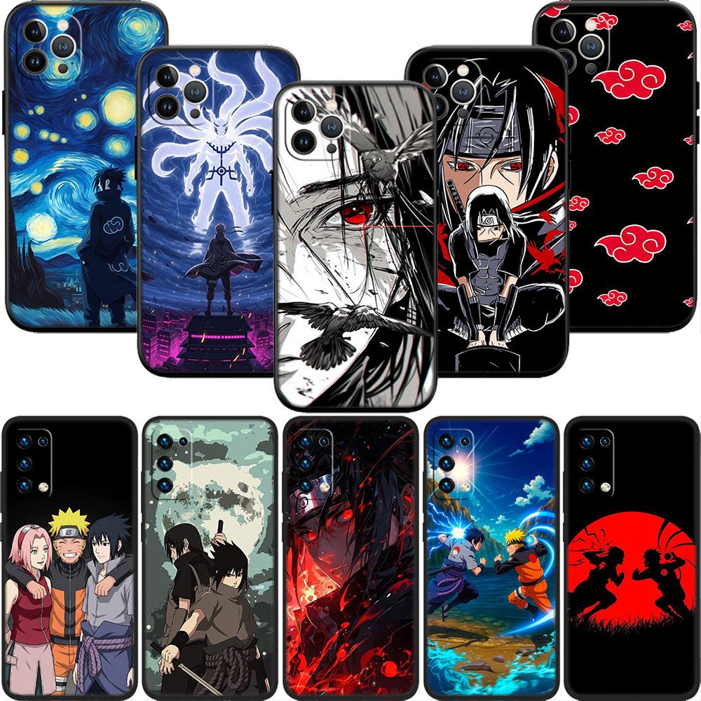 Мягкий чехол для телефона PP4 Аниме Наруто для iPhone 16 15 14 13 12 Pro Max Plus Mini