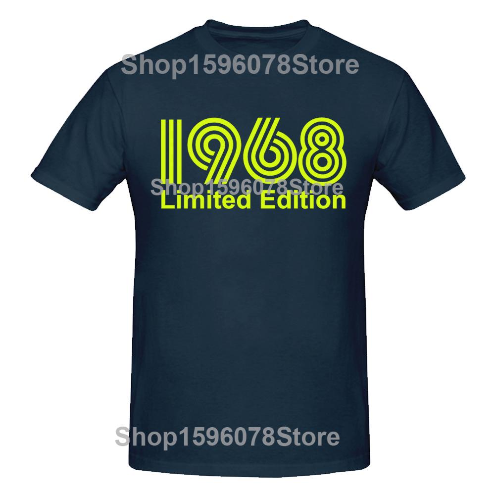 Novelty Awesome 1968 Limited Edition T Shirts Graphic Cotton Streetwear Short Sleeve Birthday Gifts Summer Style T-shirt Men