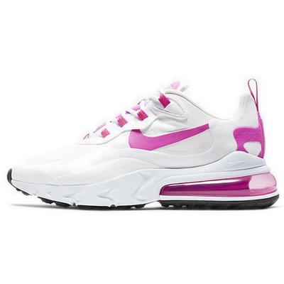 Air Max 270 React Белый Огненно-розовый Женские CJ0619-100