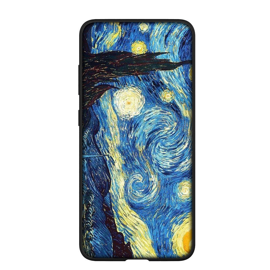 Чехол для телефона Samsung Galaxy S25 S23 S22 S24 Ultra FE A05 A06 A15 A16 A36 A37 A35 A54 A55 A56 A57 A25 A26 A53 Обои Ван Гог Звездная ночь Обложка