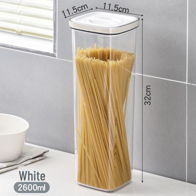 Прозрачная пластиковая банка для хранения пищевых продуктов — герметичная, для закусок и зерновых