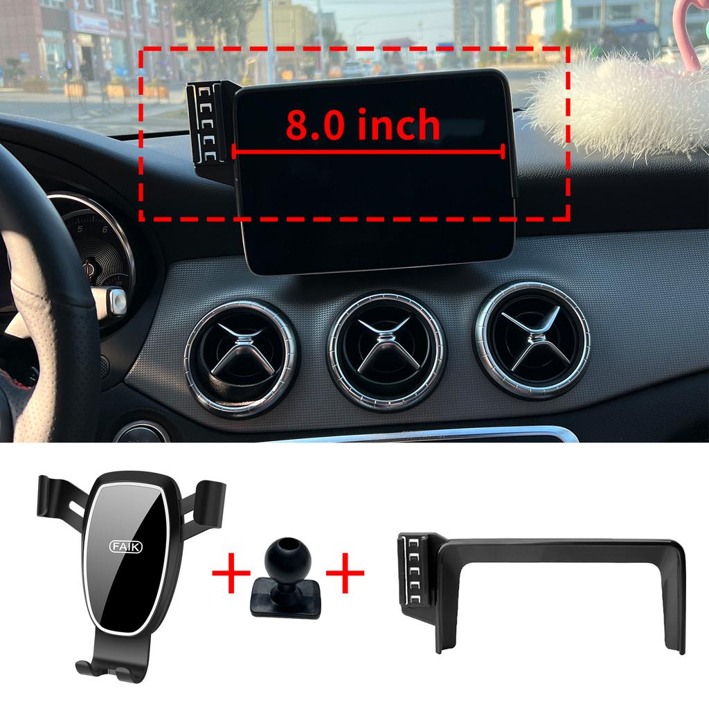 fit for Mercedes-Benz CLA 2016 2017 2018 C117 (8.0in) Integrated Screen Mount Phone Holder Mount Car accessoires