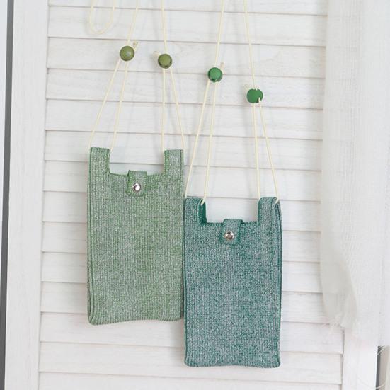 Вязаная сумка для мобильного телефона однотонная на плечо кроссбоди слинг с регулируемым ремешком для улицы, повседневных прогулок, путешествий, поездок на работу