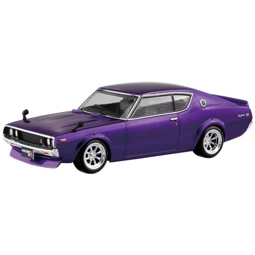 Aoshima Bunka Kyozai (AOSHIMA) 1/32 The Snap Kit Series Nissan C110 Skyline GT-R Custom (Metallic Purple) Pre-Colored Plastic Model Kit No. 18-SP3