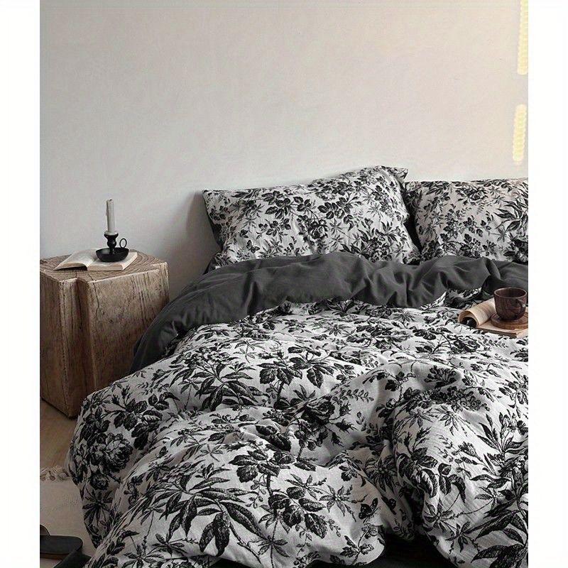 Комплект постельного белья в скандинавском стиле с черным горошком, простыня, пододеяльник, полуторный, двуспальный, королевский, скандинавское постельное белье, комплекты постельного белья для мальчика и девочки