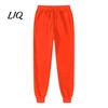 Дышащие спортивные штаны для мужчин, с флисовой подкладкой, джоггеры, утолщенные, с ребристыми манжетами на щиколотках, теплые зимние штаны-джоггеры для активного отдыха и повседневной носки