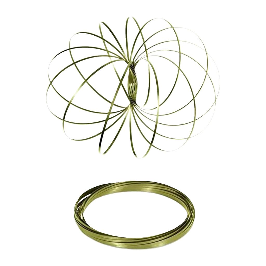 Stainless Steel Bracelet Metal Armband, 3D Rotating Ring, Mobile Bracelet,