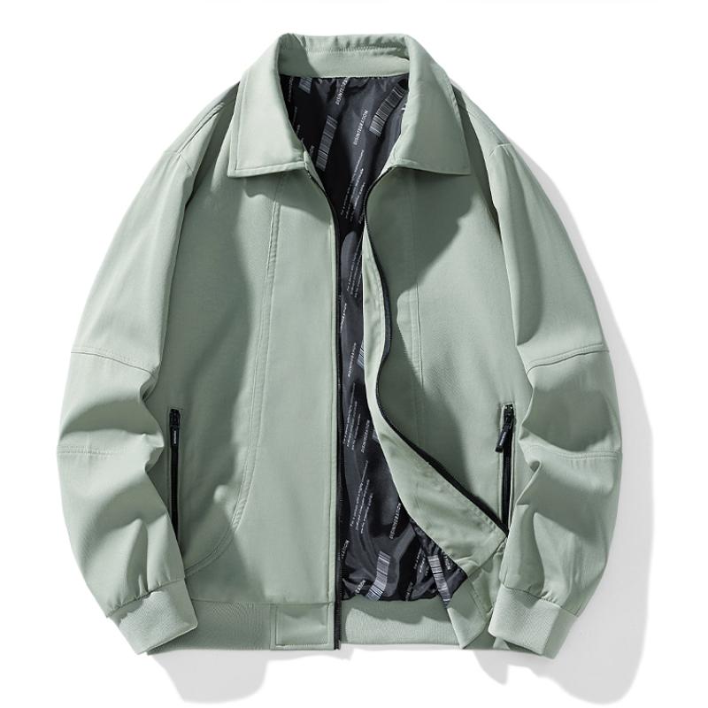 Весенне-осенняя куртка с лацканами, мужская бейсбольная форма, пальто