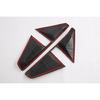 For Toyota VELOZ   2024 2025 Carbon Fiber Style Gear Rear Reflector Fog Light Lamp Cover Trim Bezel Frame Styling