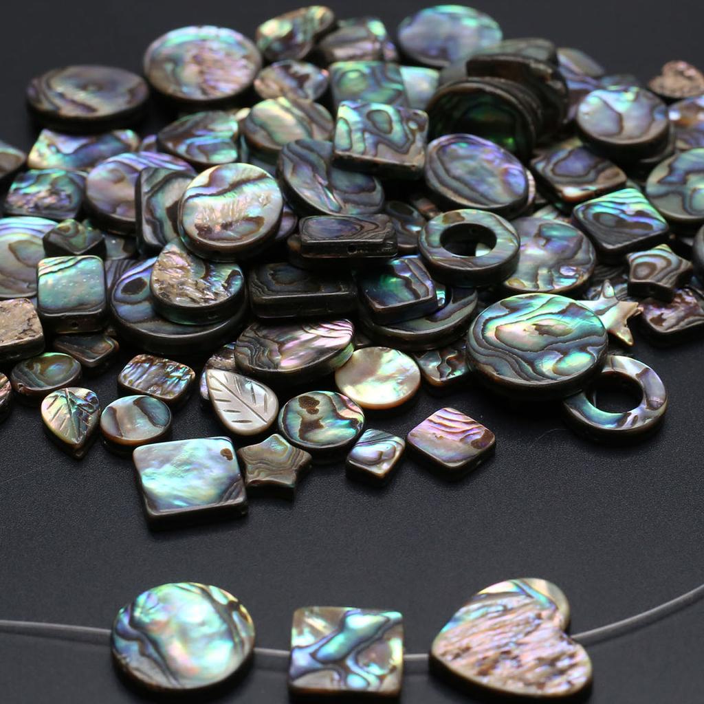 5 шт./упак. натуральные бусины из ракушек морского ушка, разноцветные ракушки в морском стиле, свободные бусины для изготовления ювелирных изделий своими руками, женские мужские ожерелья, браслеты, аксессуары