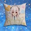 Cute SSuper SSonico Pillow Case For Home Bedroom Car Office Decoration Living Room Sofa Cushion Cover Suitable