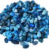 Natural Blue Apatite Crystal Crushed Stones for Fish Tanks, Flower Pots, and Landscaping Decorations