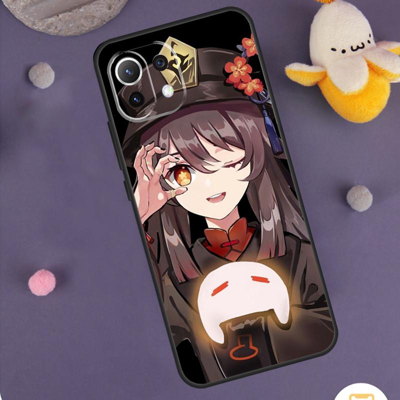 Чехол Genshin Impact Ху Тао для Xiaomi 13T 12T 11T Pro 13 14 Ultra 12 Lite POCO X6 M6 F5 F6 Pro X5 X3 F3 M5s