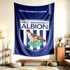 West Bromwich Albion FC (5) Tapestry Suitable For Decorating Homes Dorms And Bedrooms Soft To The Touch And A Perfect Gift For Friends And Family