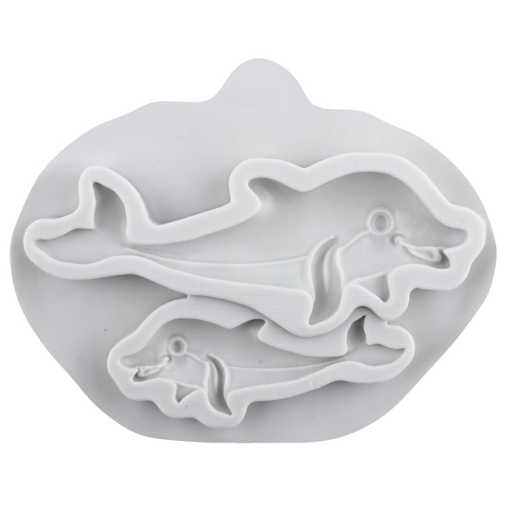 Форма силиконовая Русалка Дельфин Рыба Черепаха Краб Осьминог Морской конь Формы Инструменты для украшения торта Топпер для кекса Конфета Смола Глина Шоколад Мастика Форма