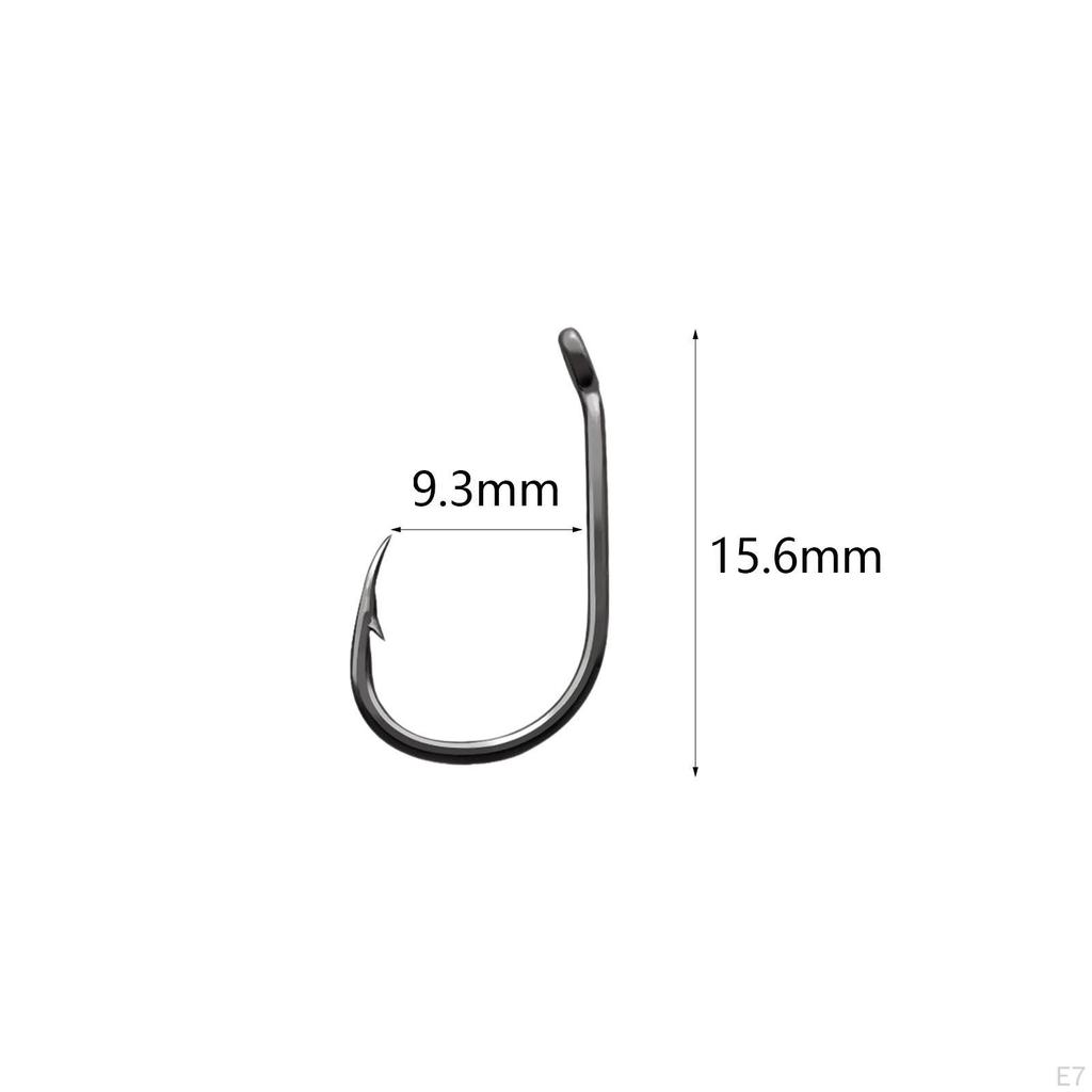 50Pcs Barbed Fly Fishing Hooks for Dry Accessories Tools Tying Saltwater