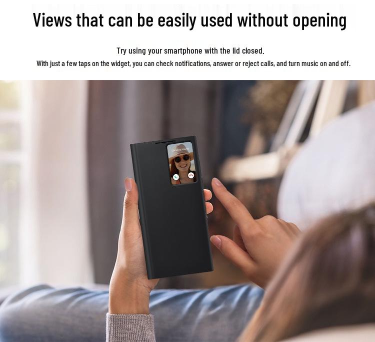 Samsung Smart Mirror Case for Galaxy S24 Ultra, Note20 Ultra, S23 Ultra