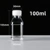 10/20Pcs 100Ml Clear Refillable Empty Bottles Plastic Leakproof Portable Juice Water Drink Containers Beverage Bottles