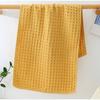 Pure Cotton Waffle Towel Gift Set - All-Cotton Soft Absorbent Towels Thickened Bath Towels for Daily Use & Perfect Gift Choice