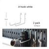 Pegboard Wall Accessories Wall Organizer Mounting Display Diy Pegboard Kit Tool Storage Panel Board Rack Bathroom Kitchen