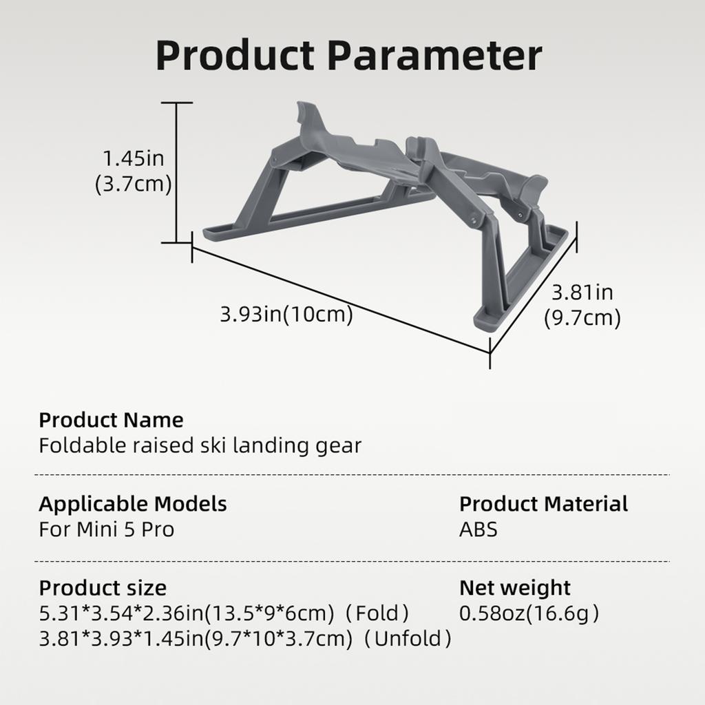 Height Extender Stand Mount Support Drone Extended Legs for Mini 5 Pro Accessories
