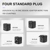 Power Adapter World Wide All In Adapter 3 USB Type Plug Wall