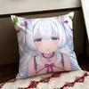 Аниме NNekopara Наволочка Двусторонняя Мягкая Прочная Наволочка для Подушки Дом Автомобиль Многоцелевое Использование для Ежедневного Комфорта