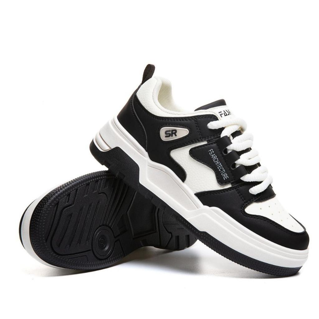 [Кастомизация] Маленькие белые туфли женские весна 2025 взрыв универсальные туфли на толстой подошве нишевые оригинальные повседневные спортивные туфли тренд