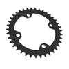 Bike Chainring 104BCD 38T Positive Negative Tooth Plate Bicycle Chain Wheel for Road Bikes Black