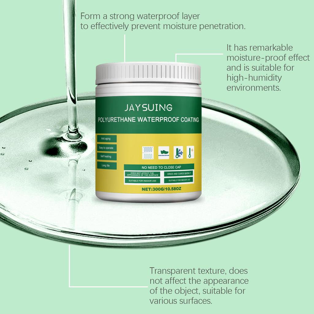 Jaysuing Прозрачный водонепроницаемый клей для дома, подоконник, ванная комната, гидроизоляционное покрытие, заплатка, герметик для щелей