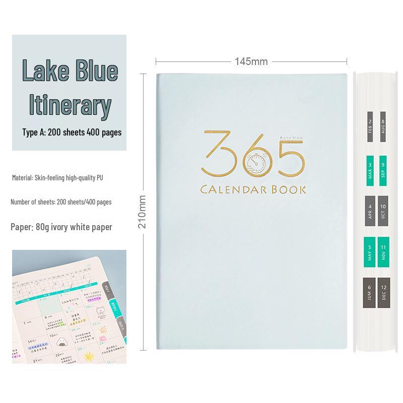 2025 Ноутбук: 365-дневный планировщик для самодисциплины, управления временем и эффективности работы