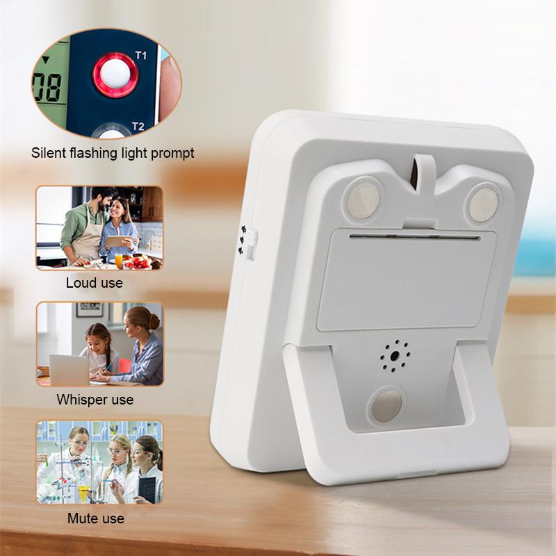 Обратный отсчет выпечки на кухне, выдвижная подставка с магнитной спинкой и крючок для большого дисплея