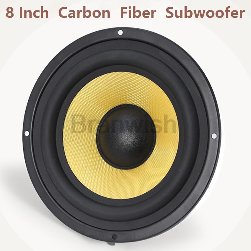 8 Inch Bookshelf Speaker 140W HiFi Fever Passive Loudspeaker High Power Surround Sound Desktop Sound Box 1 Pair for Home Theater