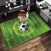 Flaming Soccer Ball Office Rug Chair Mat, Entryway Carpet, Suitable for Front Door, Bedroom, Living Room, Desk, Holiday Gift
