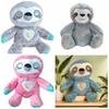 Simulation Sloth Breathing Toy Heart Baby Breath Toy Cute Sound Sleeping Doll  Newborn Toddler