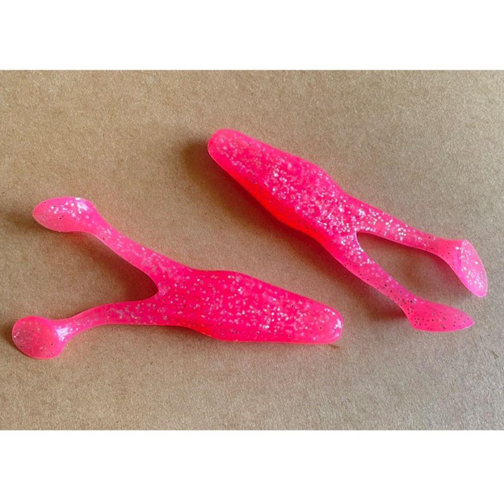 2PCS 3D Eyes Soft Frog Fishing Lures 10.5cm/12g Fishing Gear Product Mini Soft Lure  Fishing