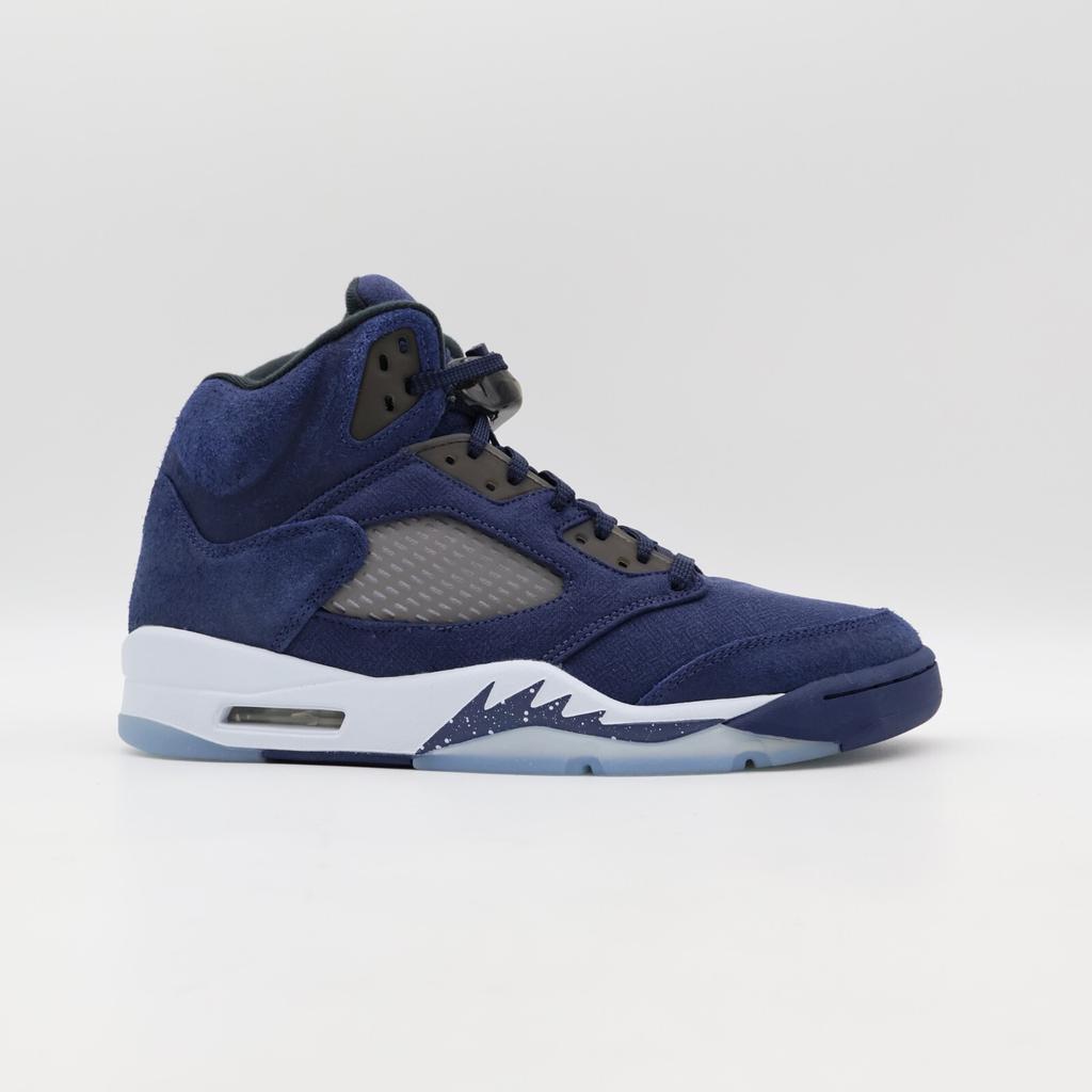 FD6812-400 Nike Air Jordan 5 Retro SE Полуночный темно-синий Георгиевский серый (Мужской)