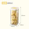 Vacuum Food Storage Box Plastic Sealed Fresh-Keeping Box Grains Transparent Storage Container Kitchen Storage Jars Vacuum Tank