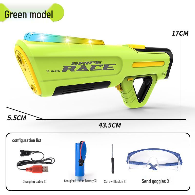 Automatic Pulse Water Gun: Rapid Fire, Easy Refill, Powerful Spray - Perfect for Songkran Festival Fun!
