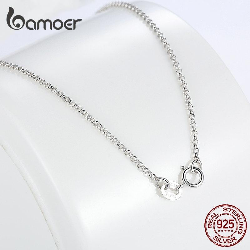 BAMOER Классические цепочки из стерлингового серебра 925