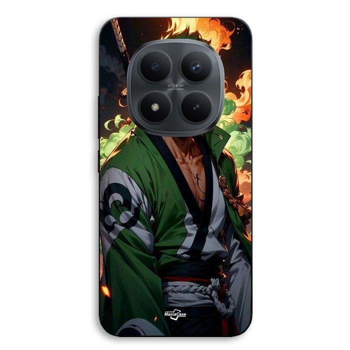 Coque téléphone - MANIACASE - Xiaomi Redmi Note 15 Pro Plus 5G - Silicone TPU - One Piece Zoro - Noir
