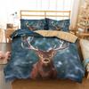 Ropa De Cama Snowflakes Deer Duvet Cover 3d King Size EU King 240x220 Cm Bedroom Set Bedding North America Quilting Home Textile