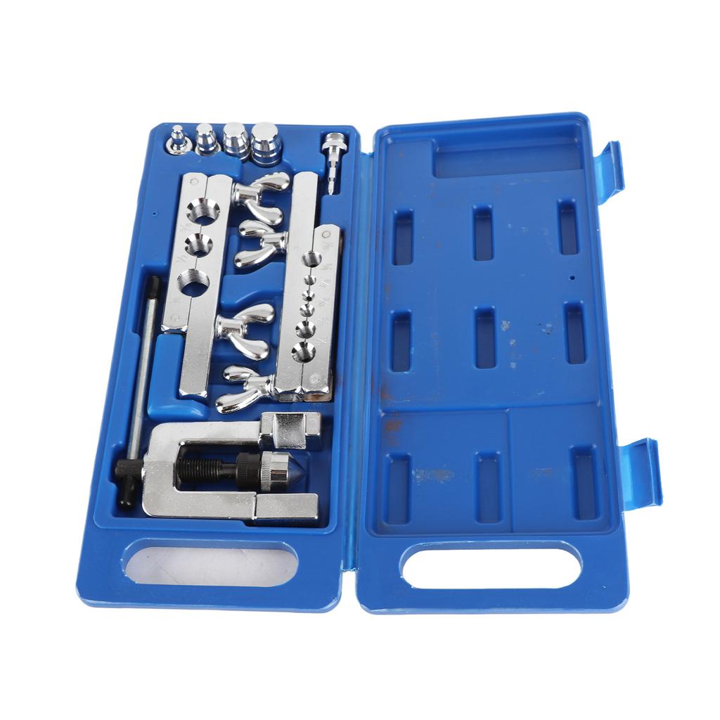 HVAC Flaring Swaging Tool Kit Metric System Ergonomic Copper Pipe Tubing Expanding