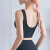 Женский красивый бюстгальтер для йоги на спине, антибликовый, амортизирующий, собирающий спортивный бюстгальтер