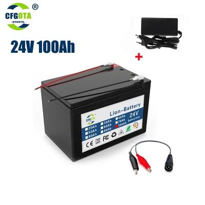 Высокая емкость 6s4p 24 В 100 Ач 18650 аккумулятор литий-ионный аккумулятор 25,2 В 100000 мАч велосипед мопед электроинструмент аккумулятор