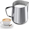 Бутылка для молока на 350 мл, нержавеющая сталь Barista 304, бутылочка для молока мерной марки на 12 унций, кофейник для капучино, эспрессо, очень подходит для любителей кофе