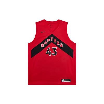 Повседневный спортивный костюм Nba Collaboration Youth Raptors Siakam 43 Retro Letter Number Print V-образный вырез Быстросохнущий детский спортивный костюм Красный 3Z2B7BZ2P-RAPPS