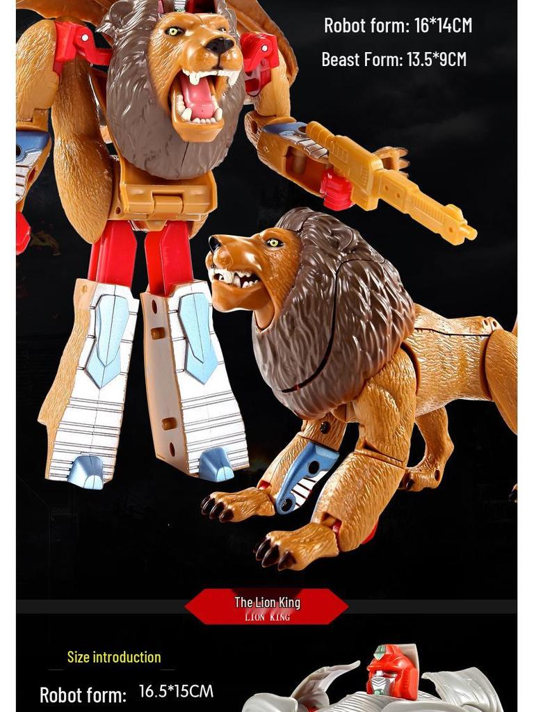 Кэлиле Животное Авангард: Трансформирующиеся Меха Воины Пазл - Лев, Слон, Белый Тигр, Орел, Панда Робот Игрушка.